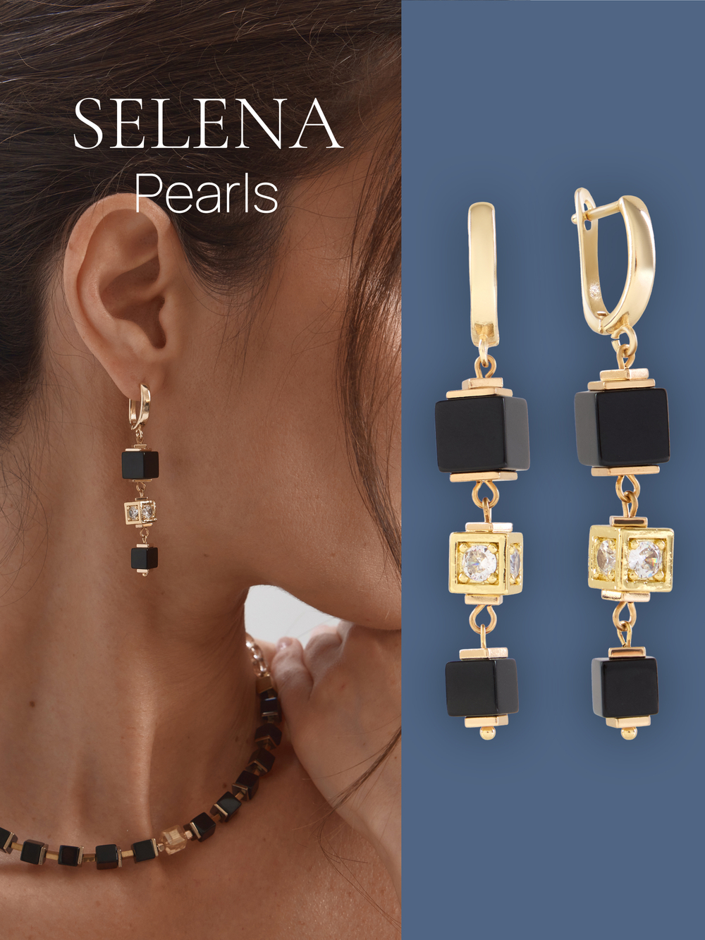 91002966 Серьги Роман с камнем