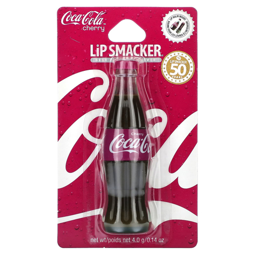 Lip Smacker, Coca-Cola, бальзам для губ, флакон с вишневой колой, 4 г (0,14 унции)