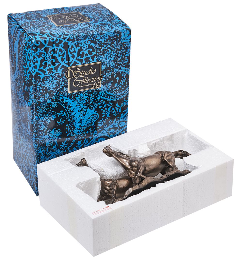 Veronese WS-1468 Статуэтка «Бегущие лошади»