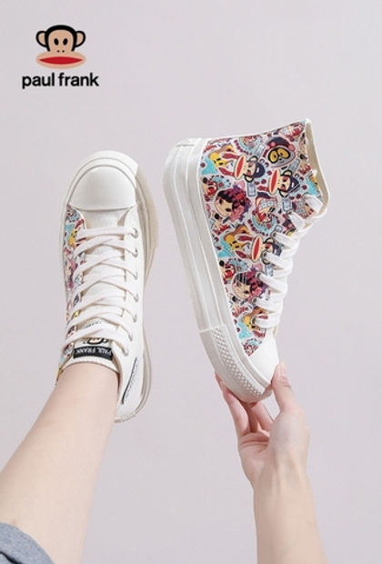 Кеды высокие Paul Frank (White)