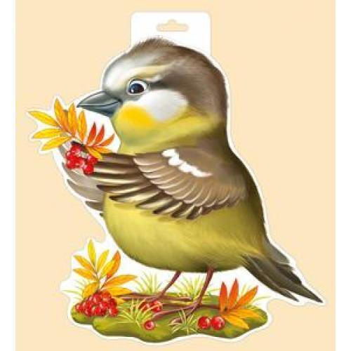 Плакат 59.244.00 Плакат "Птица с рябиной" 46071