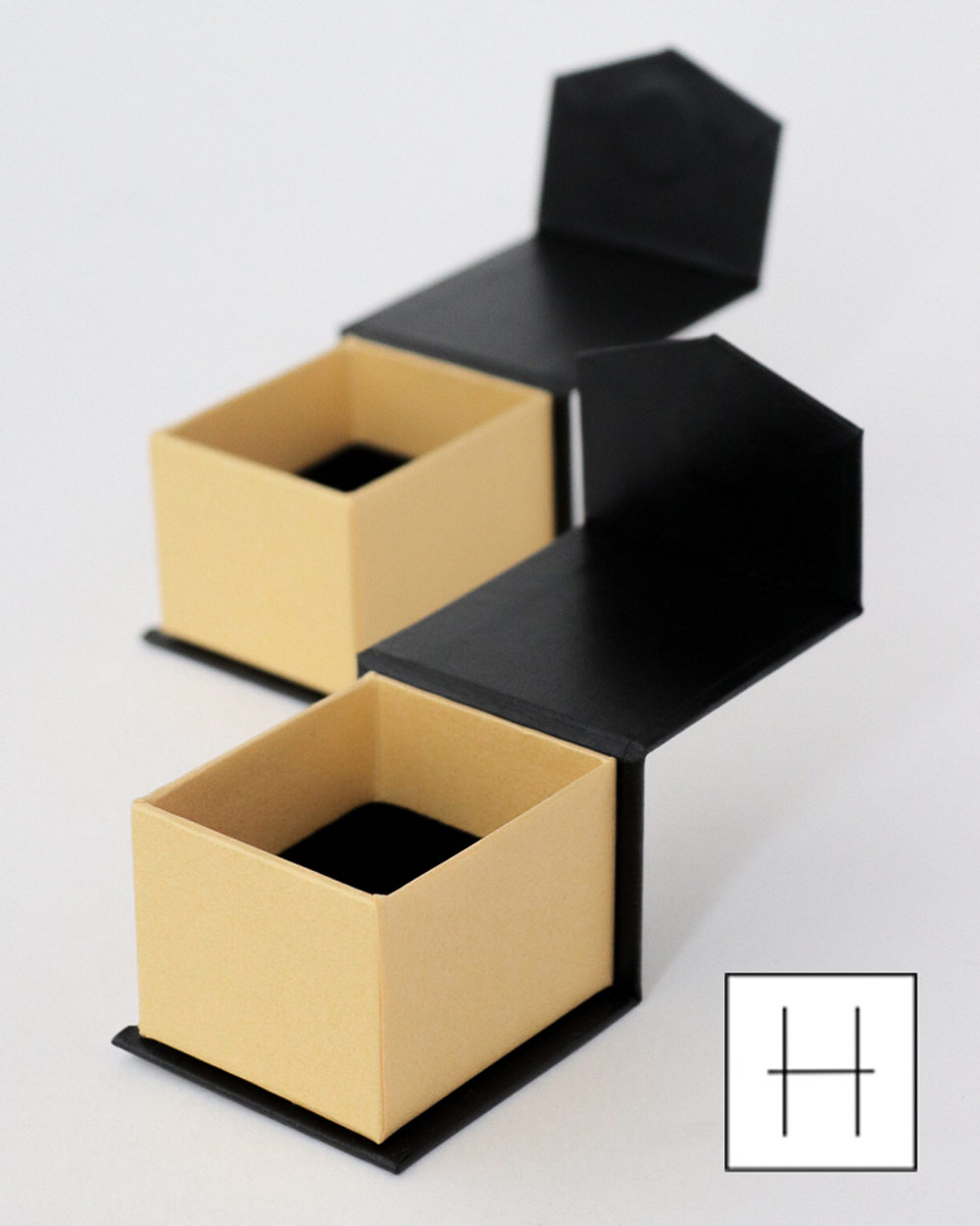 Футляр картонный «Ромео» под кольцо