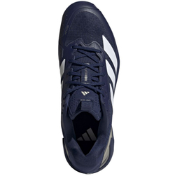 Мужские кроссовки теннисные Adidas Adizero Ubersonic 5 M Clay - dark blue/cloud white/cyber metallic