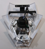 Фара с пластиком и креплением Питбайк PWR Racing FRZ 125 17/14