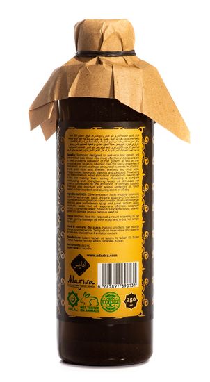 Шампунь активизирующий Adarisa, с усьмой и амброй, для роста волос