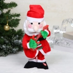 Музыкальная игрушка «Новогодний Дед Мороз с гитарой» 14,5*20*40 см