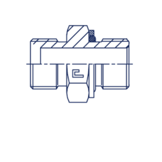 Штуцер FH BSP 1.1/2 - BSP 1.1/2 (o-ring)