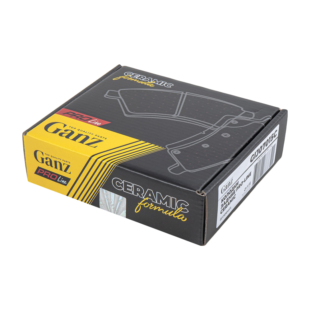 Колодки задние PRO-Line Ceramic VAG / Renault / Peugeot GANZ GIJ07015C