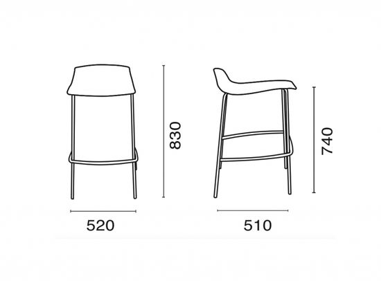 Табурет пластиковый барный X-Treme BSS Pro