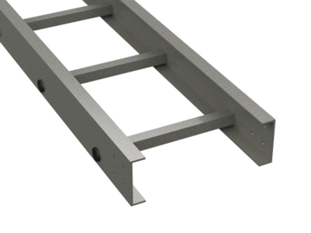 Лестничный лоток 150х900, L 3000, стеклопластик