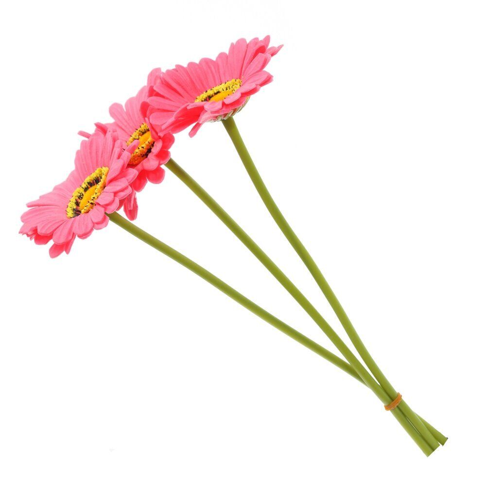 GAEM Цветы искусственные "Букет Гербер" (Real Touch), L12 W12 H33 см