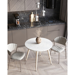 Стол обеденный Nymphaea D110 терраццо