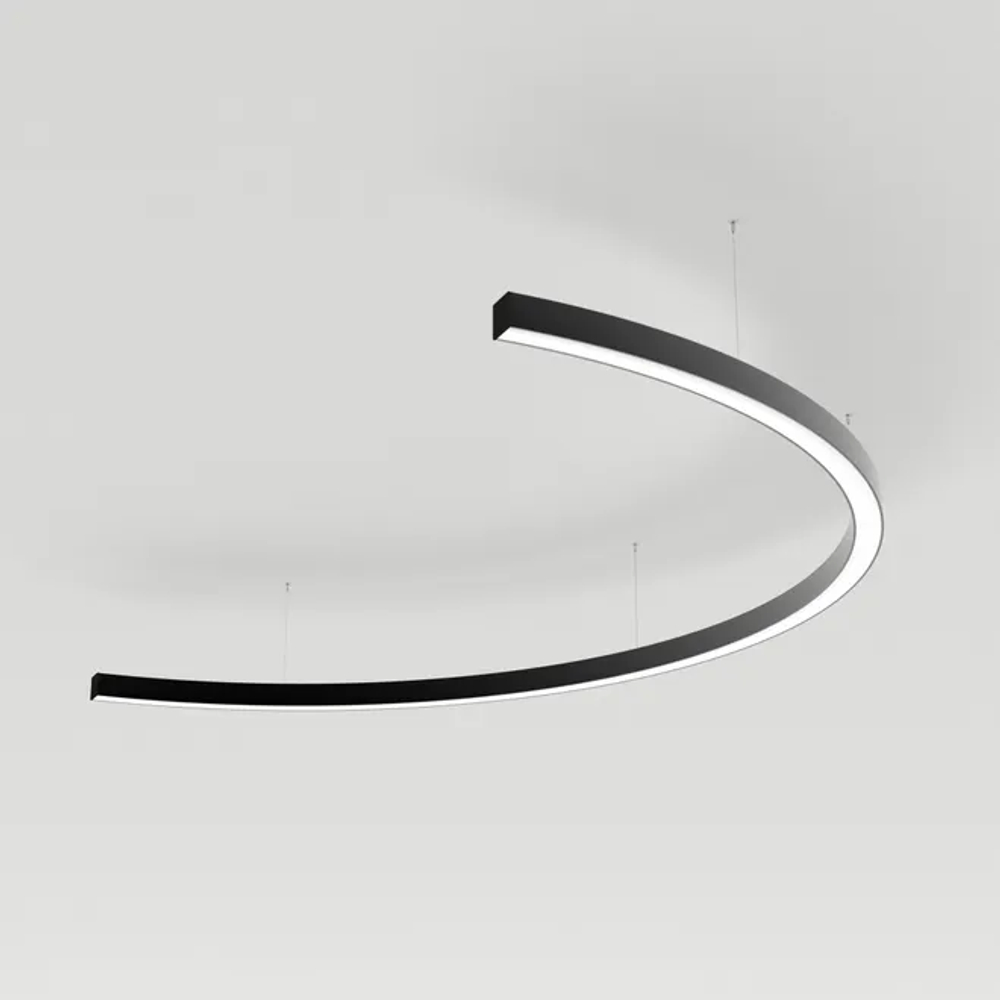 Светильник SP-LINE-HANG-ARC-C3535-D1500-61W Warm3000 (BLACK, 230V) (Arlight, Металл) 034044(1)