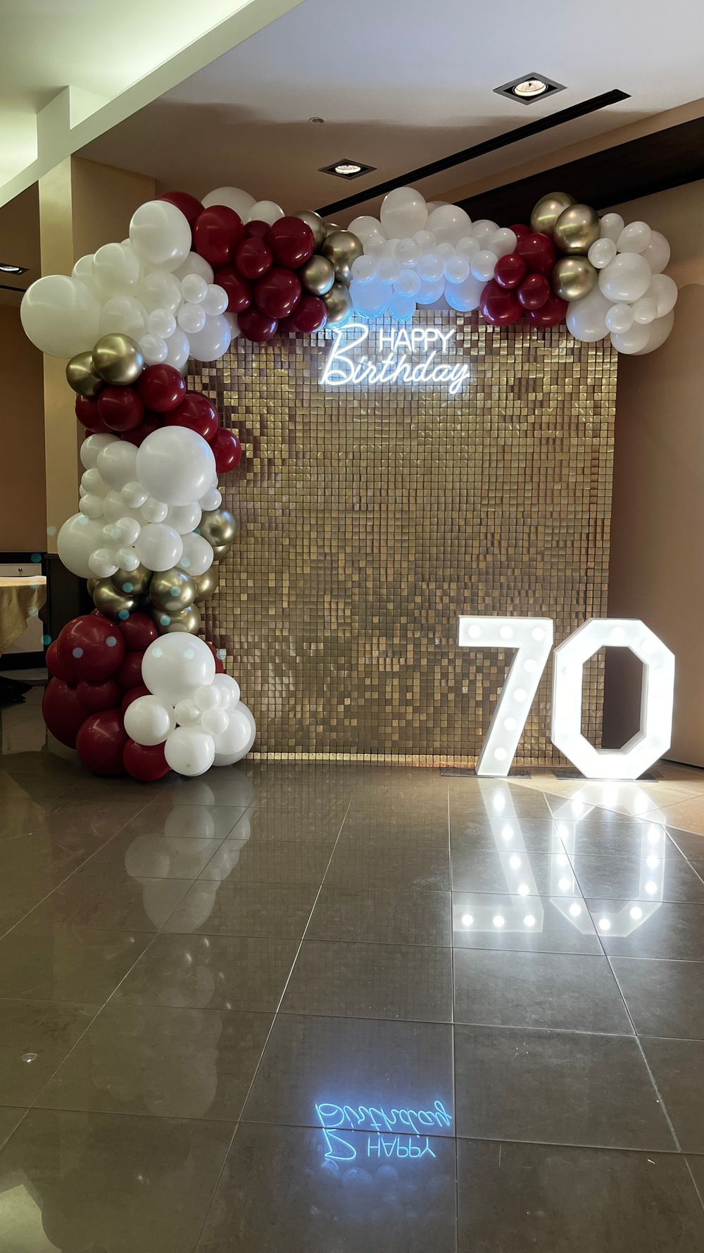 Фотозона на 70 лет