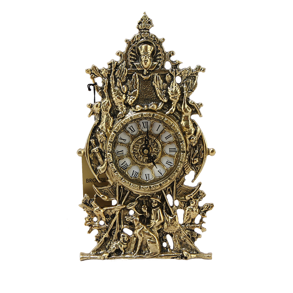 Bello De Bronze Часы Охотник каминные