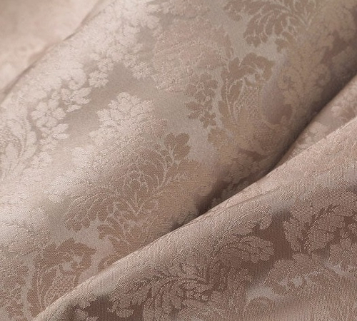 Мебельная ткань TALU com 07 из бежевого жаккарда с рисунком 1,4 м