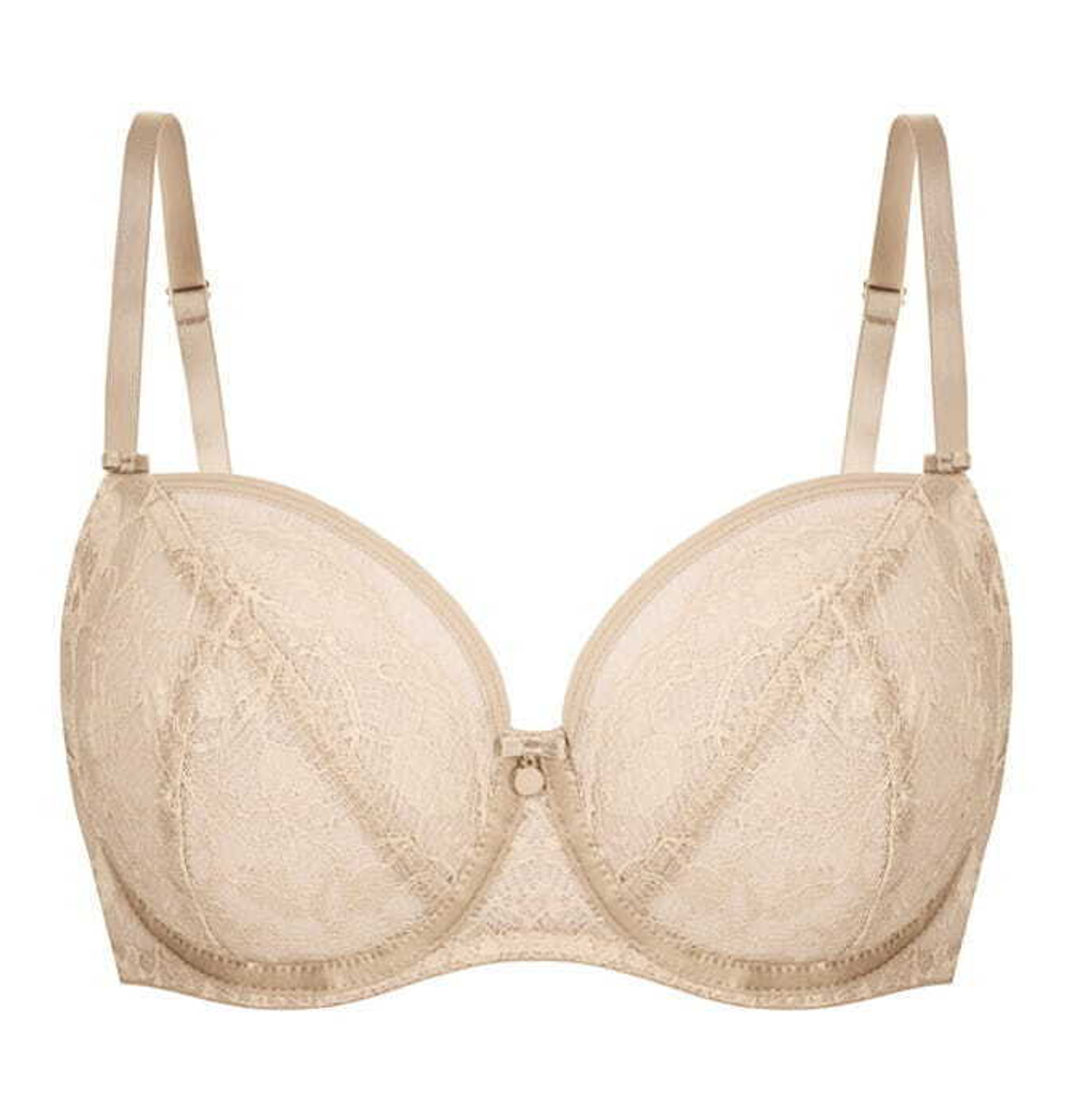 Бюстгальтер Victoria с мягкой чашкой plus size (Размер: 85H) (Цвет: черный)