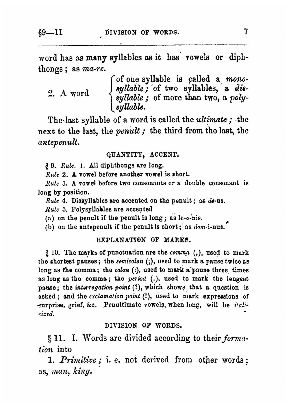 A grammar of the Latin language | William Bingham