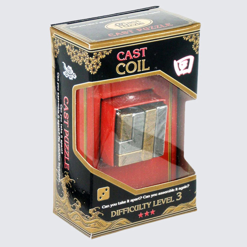 Металлическая головоломка 4-го уровня Cast Puzzle Coil