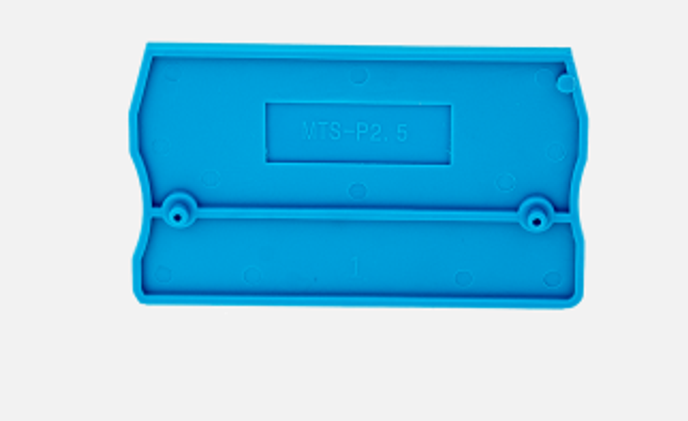 Заглушка торцевая для пружинных клемм 2.5 мм2, синяя (упак. 20 шт.) MTS-PBL2.5 88331