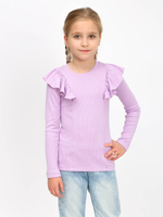Джемпер для девочек "Стрекоза-3" сиреневый, р.146 (Ивашка)