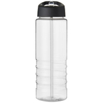 Спортивная бутылка H2O Treble объемом 750 мл с крышкой-носиком