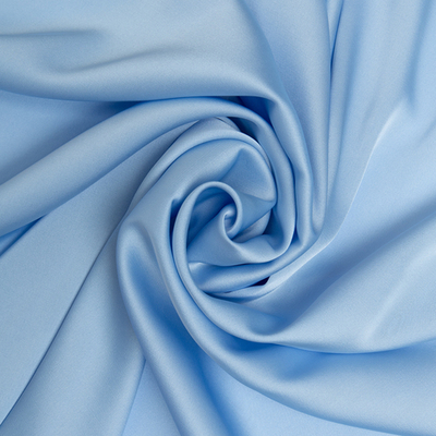Атлас Армани стрейч, 90 гр/м2, 145 см, голубой