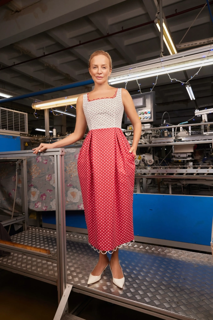 Платье «Василиса», разноцветный