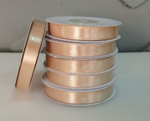 Лента атлас-сатин 2 см бежевый