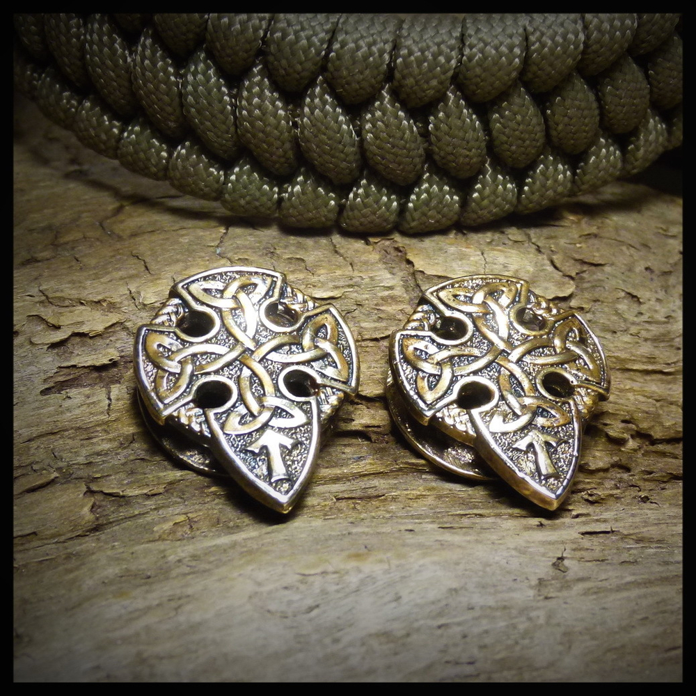 Бусина для паракорда , браслета декоративная "Сила кельта" большая