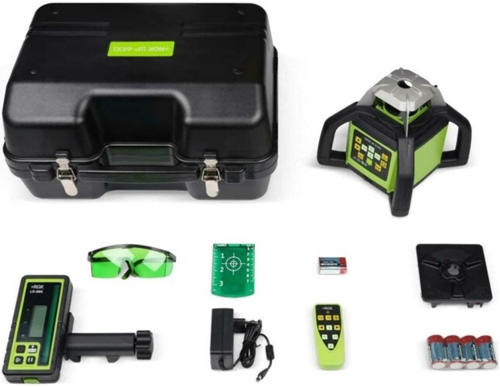 Лазерный уровень RGK SP 610G ротационный 751834