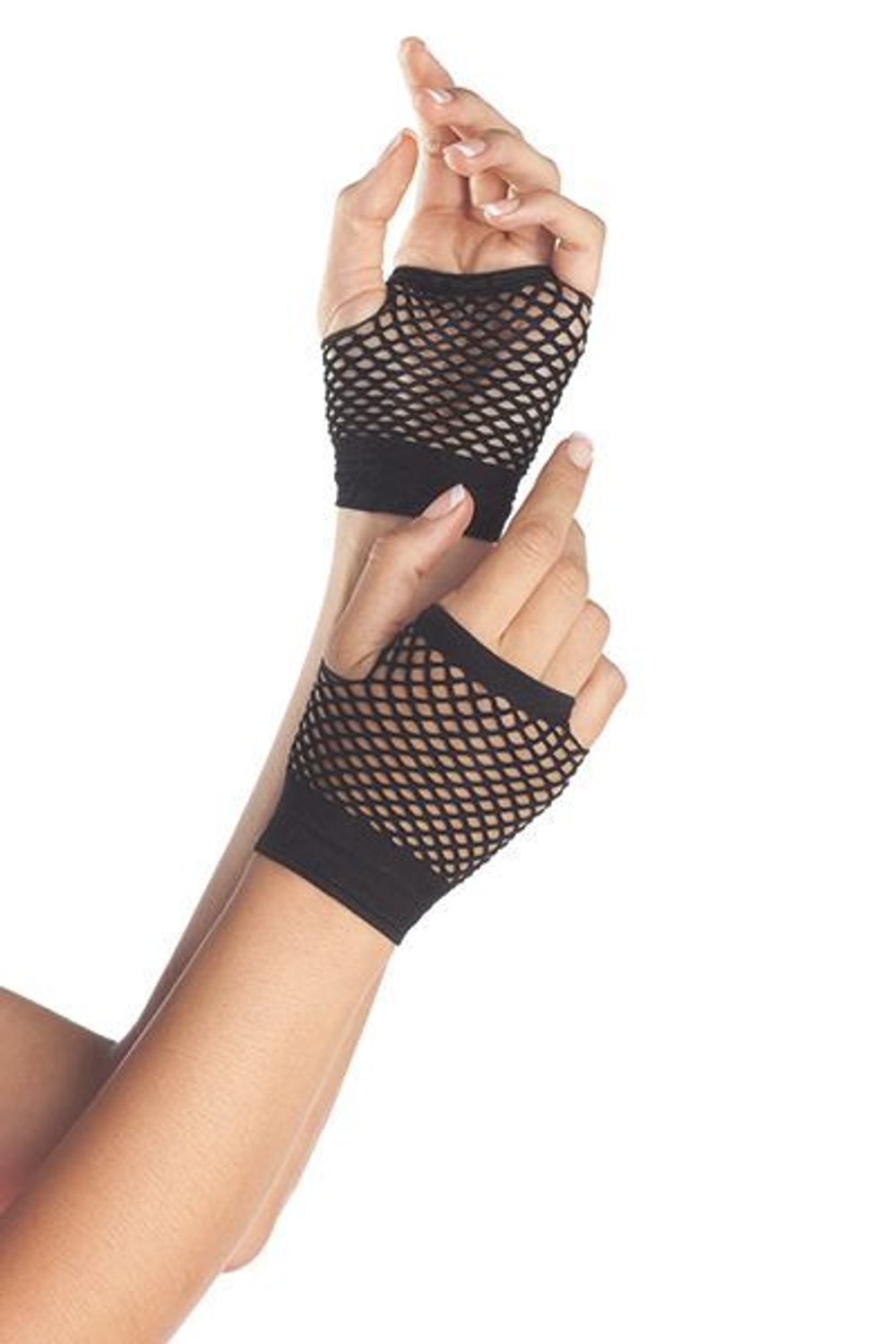 Короткие перчатки Fishnet Gloves