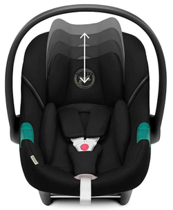 Коляска Cybex Balios S Lux SLV complete Aton S2 Moon Black 3 в 1 Stone Grey с дождевиками