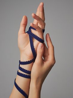 061 641/10 Резинка отделочная Lauma 10 мм, темно-синий 061