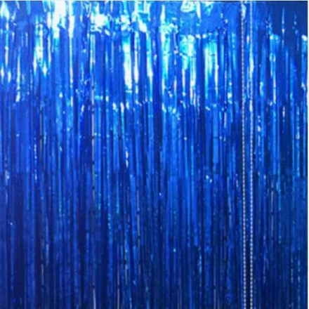 Занавес Дождик Синий 2,4*0,9м.