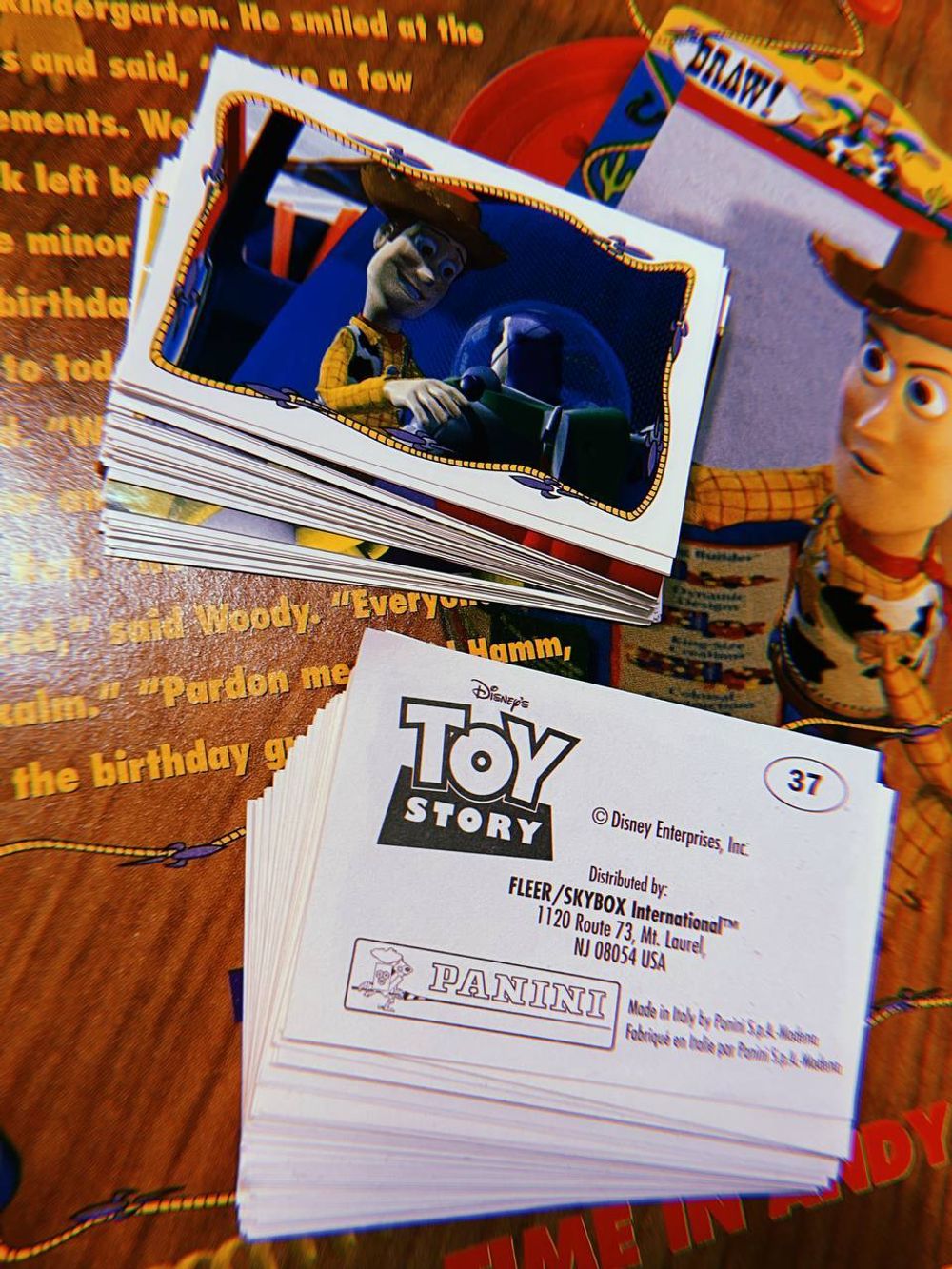 Toy Story (1996) - Альбом с полной коллекцией наклеек