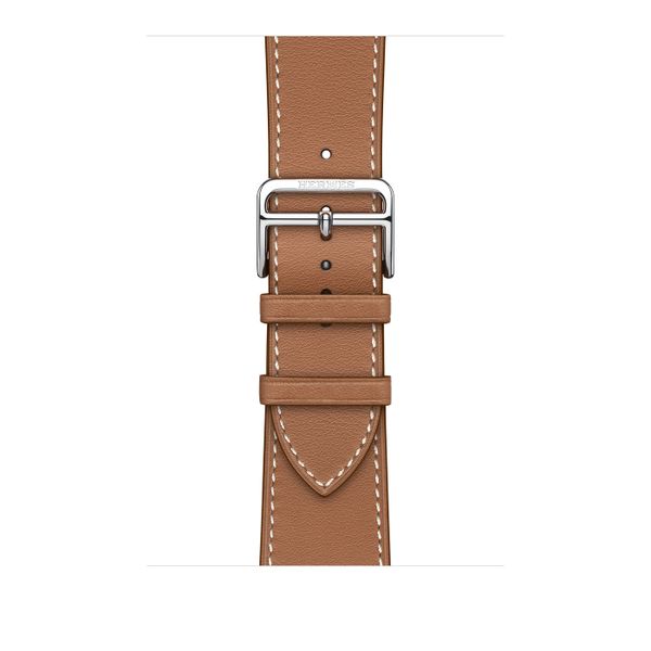 Умные часы Apple Watch Series 7 Hermès GPS + Cellular 45mm Silver Stainless Steel Case with Single Tour (Gold)