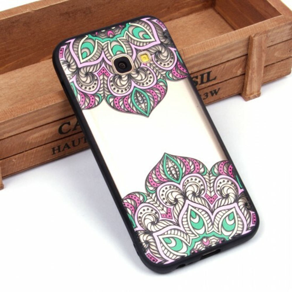 Чехол Кружево для Samsung Galaxy A3 (2017), 003716