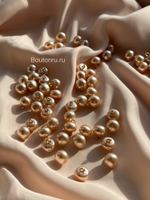 Пуговицы Жемчужные15 бежевые