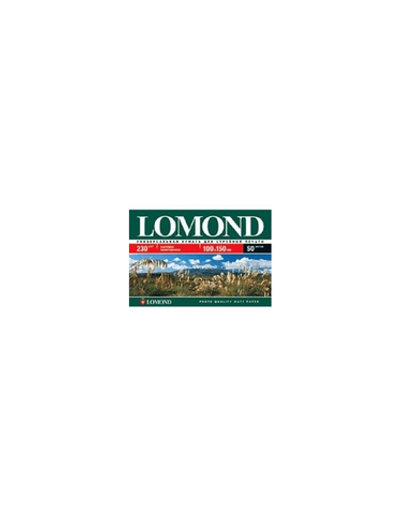 Бумага LOMOND 0102084 Матовая фотобумага A6, 10х15, 230г / м2, 500 л.