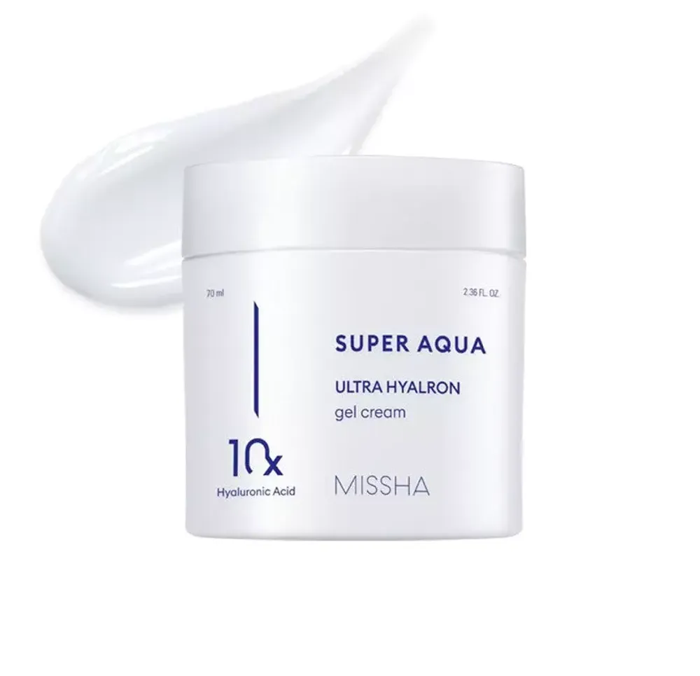 Missha Super Aqua Ultra Hyalron Gel Cream ультраувлажняющий охлаждающий гель-крем