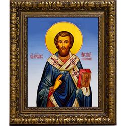 Арсений Керкирский Святитель. Икона на холсте.