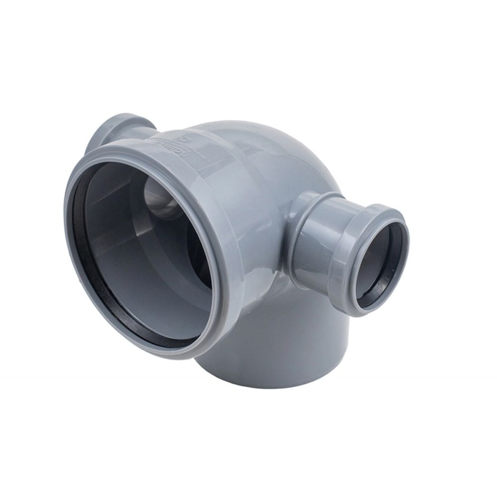 Отвод 110/87,5 с вых. 50 лев.+прав.