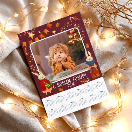 PSD-Шаблон календаря "Волшебство"