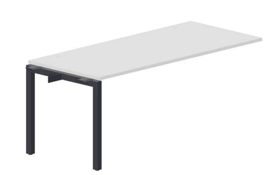 стол Polo 1800х780х750мм (2 громмета) - приставной элемент