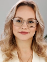 Оправа для очков для зрения металлическая брендовая