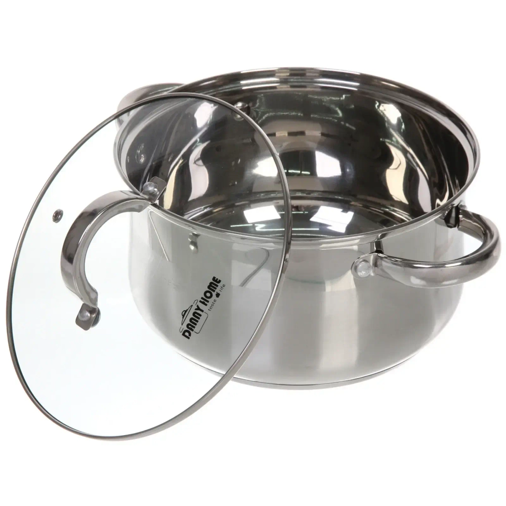 Кастрюля из нержавеющей стали BARBARA 4,5л, индукция, DH08-22