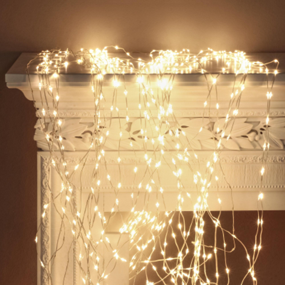 Электрогирлянда Best Technology штора 1200 LED 4х0,75 м со стартовым шнуром