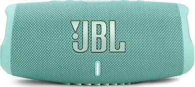 Колонка портативная JBL Charge 5, 40Вт, бирюзовый [jblcharge5teal]