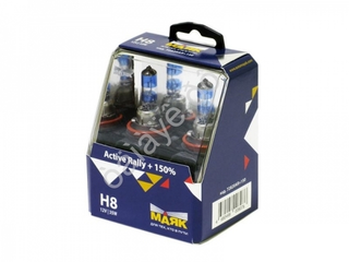 Автолампа H8 12V 55W Маяк    +150% Active Rally  72820AR+150  (к-т)